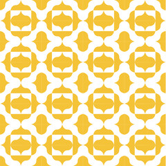 Yellow Retro Geometric Pattern