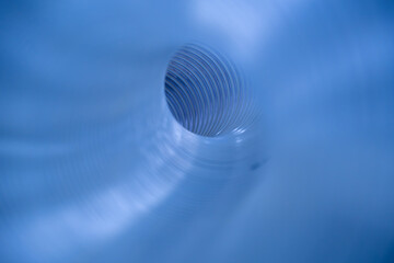 Flexible antistatic suction hose for air conditioning, background flexi hose