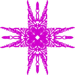 Floral pattern. wood carving pattern