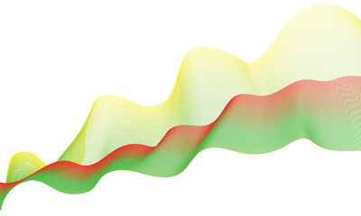 Colorful abstract rainbow waves with bubbles forming a bright modern background design