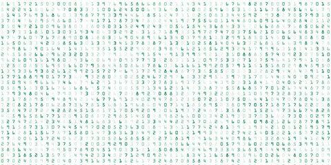 Abstract Matrix Background. Binary Computer Code. Coding or Hacker concept. Vector Illustration.