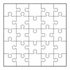 Fototapeta premium Square. Puzzle piece.