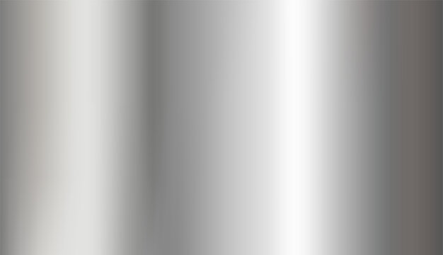 Vertical metallic grayscale gradient background with reflective texture of silver material