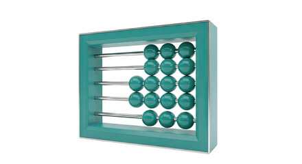 Modern Teal Abacus