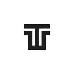 Logo Letter TW Simple Minimalist