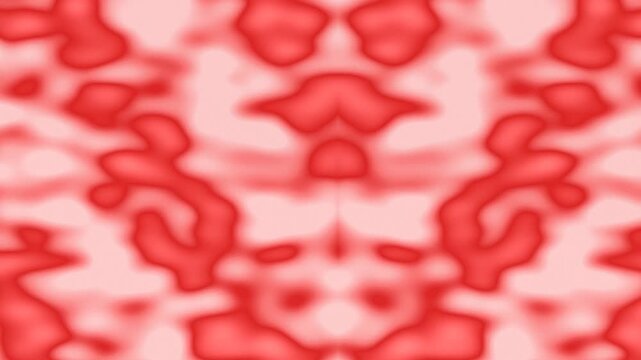 Abstract Red Pattern Flowing with Soft Motion and Dreamy Texture