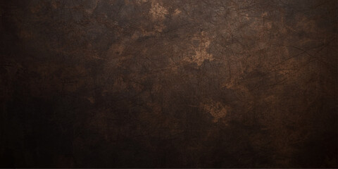 Obraz premium Brown Grunge Texture Abstract Background Dark Rustic Wall Pattern