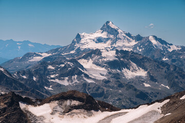Caucasus mountains by summer