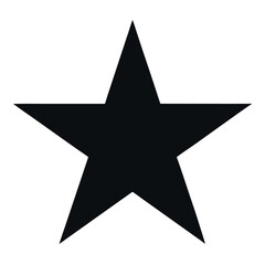Obraz premium Silhouette-of-a-star-on-a-white-background
