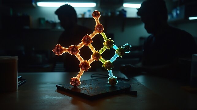 Surfactant micelle structures solution under polarized light