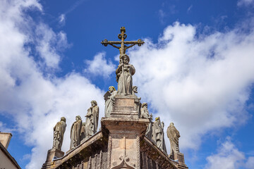 Obraz premium Parish close church of Confort Meilars, finistere, brittany, france