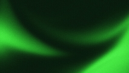 Fototapeta premium Abstract Emerald Green Grainy Gradient Background with Liquid Wave Texture