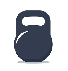 Kettlebell Fitness Equipment vector Illustration