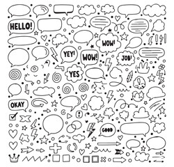 Speech Bubble Vector, Chat Icons Clipart, Conversation Balloon Graphics, Message Box Design, Communication Symbols Set, Dialog Bubble Pack, Talk Bubble Collection

