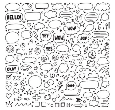 Speech Bubble Vector, Chat Icons Clipart, Conversation Balloon Graphics, Message Box Design, Communication Symbols Set, Dialog Bubble Pack, Talk Bubble Collection

