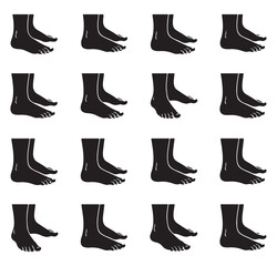 Shoes Silhouette Vector, High Heels Clipart, Fashion Boots Graphics, Footwear Design Set, Women Shoes Icons, Boot Collection Pack, Stylish Footwear Bundle

