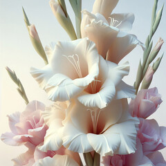 繊細な花びらが美しいグラジオラス