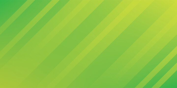 abstract green banner background with diagonal stripes and dot halftone. vector illustration