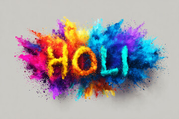 People gather to celebrate Holi with bright colors and joyful spirit. The event showcases vibrant powders splashed to mark the festival of colors and happiness