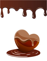 チョコレート　ハート