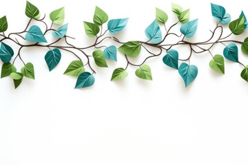 Ivy floral border backgrounds plant leaf.