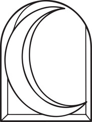 Crescent Moon Minimal Line Vector Bundle