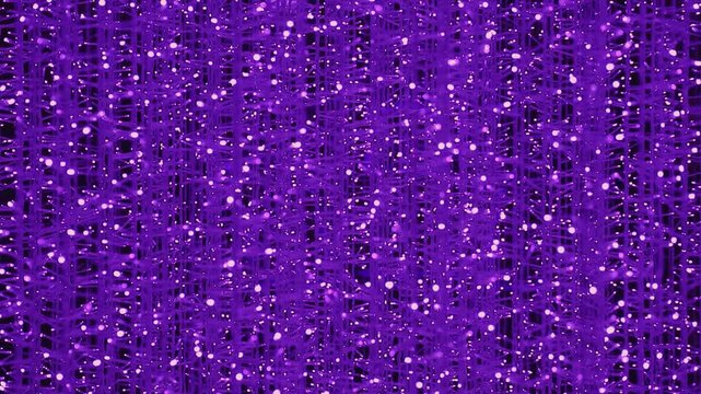 Footage of gorgeous lapis blue glittering light curtain