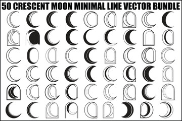 Crescent Moon Minimal Line Vector Bundle