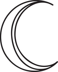 Crescent Moon Minimal Line Vector Bundle