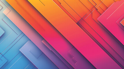 Vibrant overlapping colorful paper strips texture background for modern design and creative projects