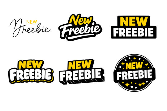 Bold collection of new freebie logos in modern and retro styles