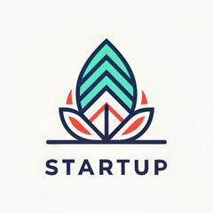 hexagon geometric modern logo