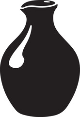 Ceramic Vase Silhouette Vector bundle