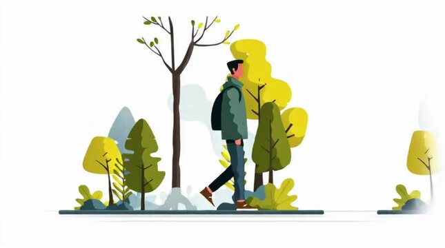 A cartoon illustration of a colorful parrot on a tree branch watching a child skier and a woman snowboarder perform an extreme winter sport jump in the snow