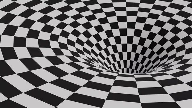 Abstract spiral tunnel motion background
