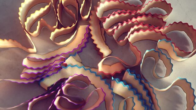 Pencil Shavings 3D Animation