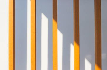 흰색벽과 그림자