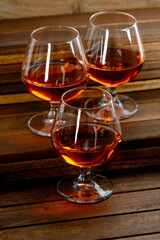 Bicchieri a palloncino di Cognac 