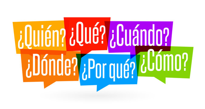 Qui&eacute;n?, Qu&eacute;?, Cu&aacute;ndo?, D&oacute;nde?, Por qu&eacute;?, C&oacute;mo?
