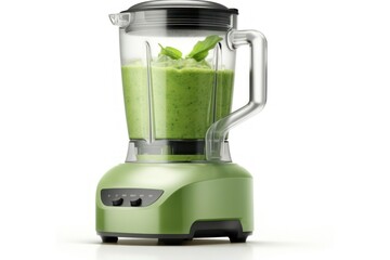 Blender smoothie blender mixer white background.