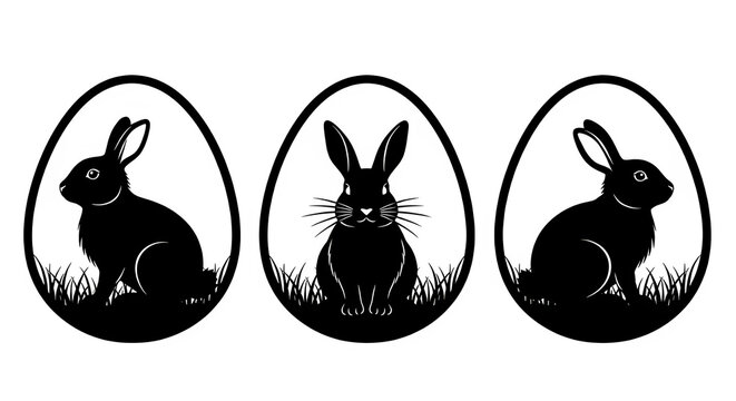 Isolated musical notes on transparent background