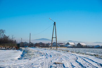 zimowy widok  © Marart.pl