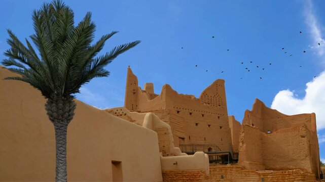 Ad Diriyah At-Turaif UNESCO World Heritage site, Kingdom of Saudi Arabia old heritage village imagination Imam Abdullah bin Saud Palace. The city of Diriyah old capital is located in the Saudi Arabia 