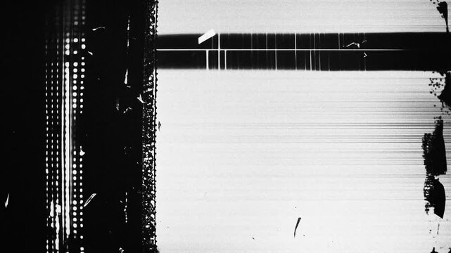 high contrast black and white dynamic noise and scratches with abstract grunge texture and dirty analogic look for cinematic compositions, overlay effects and transitions
