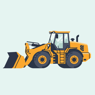 Yellow Front End Loader