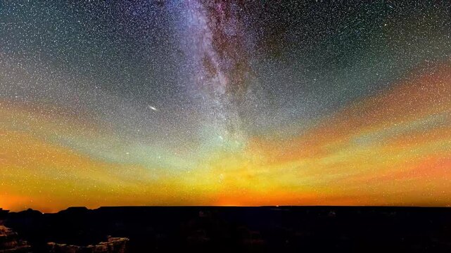 Grand Canyon Milky Way Panorama