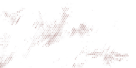 Hexagon Shapes Vector Abstract Geometric Technology Retrowave Sci-Fi Texture Isolated on Light Background. Halftone Hex Retro Simple Pattern. Eps10