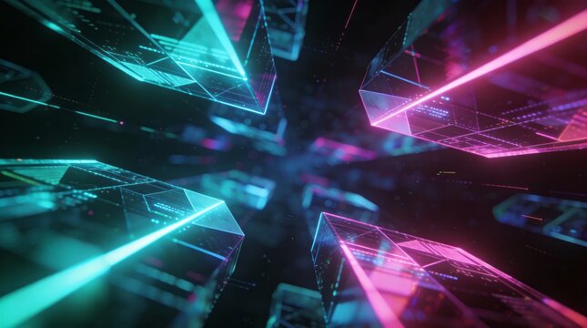 fiber optics background