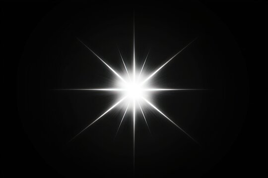 An isolated grow white blink light effect lighting outdoors nature.