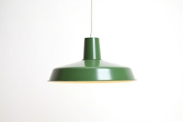 Obraz premium Space age green pendant lamp lampshade electricity illuminated.